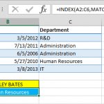 How to create a multi-level Excel lookup