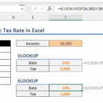 How to calculate Basic Tax Rate in Excel