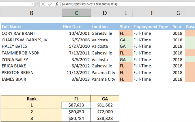 How to find largest value in array using a criteria