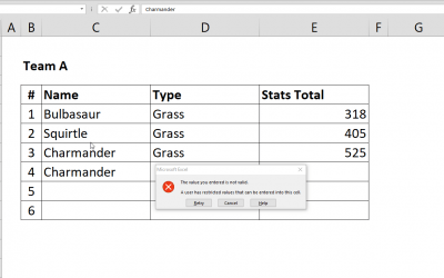 How to Prevent Duplicate Data Entry in Excel