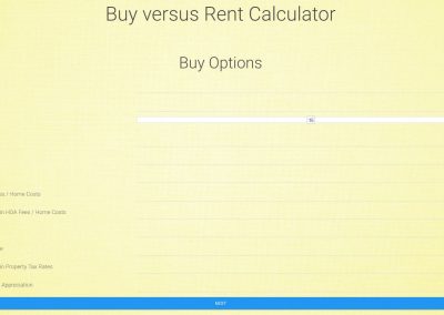 Buy vs. Rent Calculator