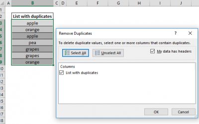 How to Remove Duplicates in Excel