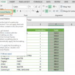 How to use format painter in Excel