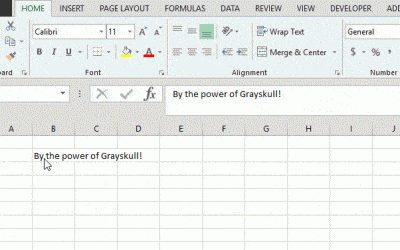How to wrap text in Excel