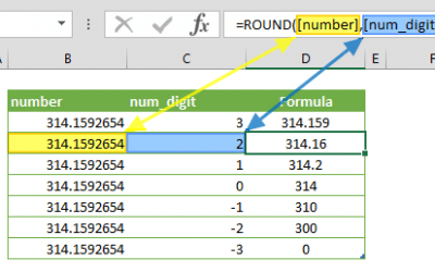 How to Use Excel Round Function