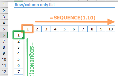 SEQUENCE Function