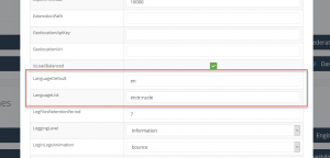 Control Panel Language Tutorial