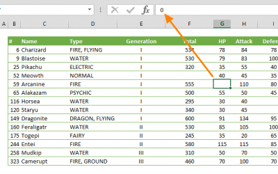 How to hide zeros in Excel