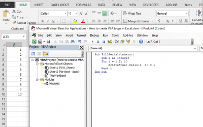 All You Need to Know on How to Create a VBA loop in Excel