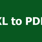 How to convert Excel Files to PDF