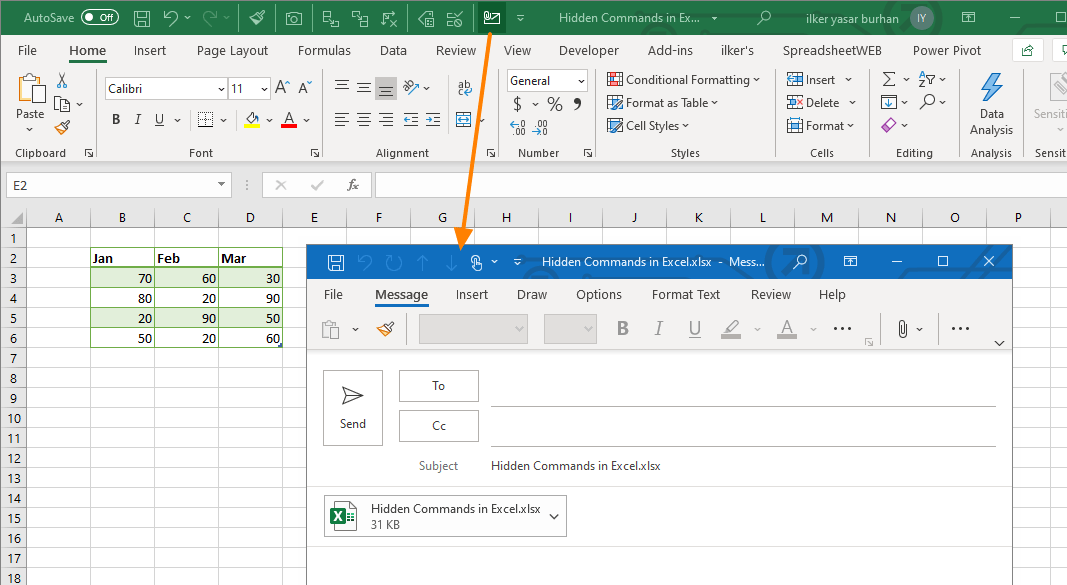 Hidden Commands in Excel: Quick Access Toolbar