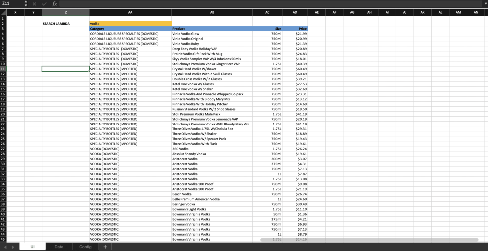 Build an Online Search Application using SpreadsheetWeb