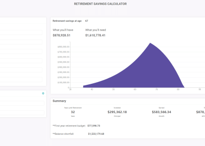 Retirement Calculator V2