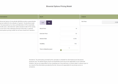 Binomial Options Pricing Model