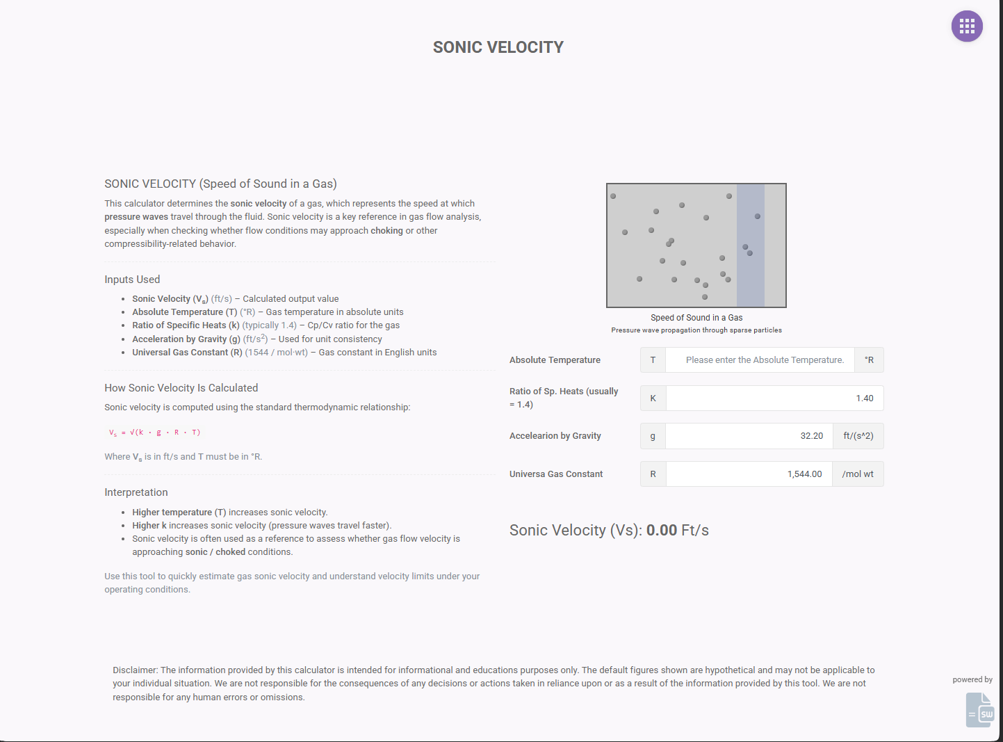 Sonic Velocity