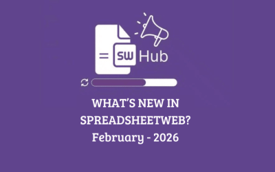 What’s New in SpreadsheetWeb – February 2026