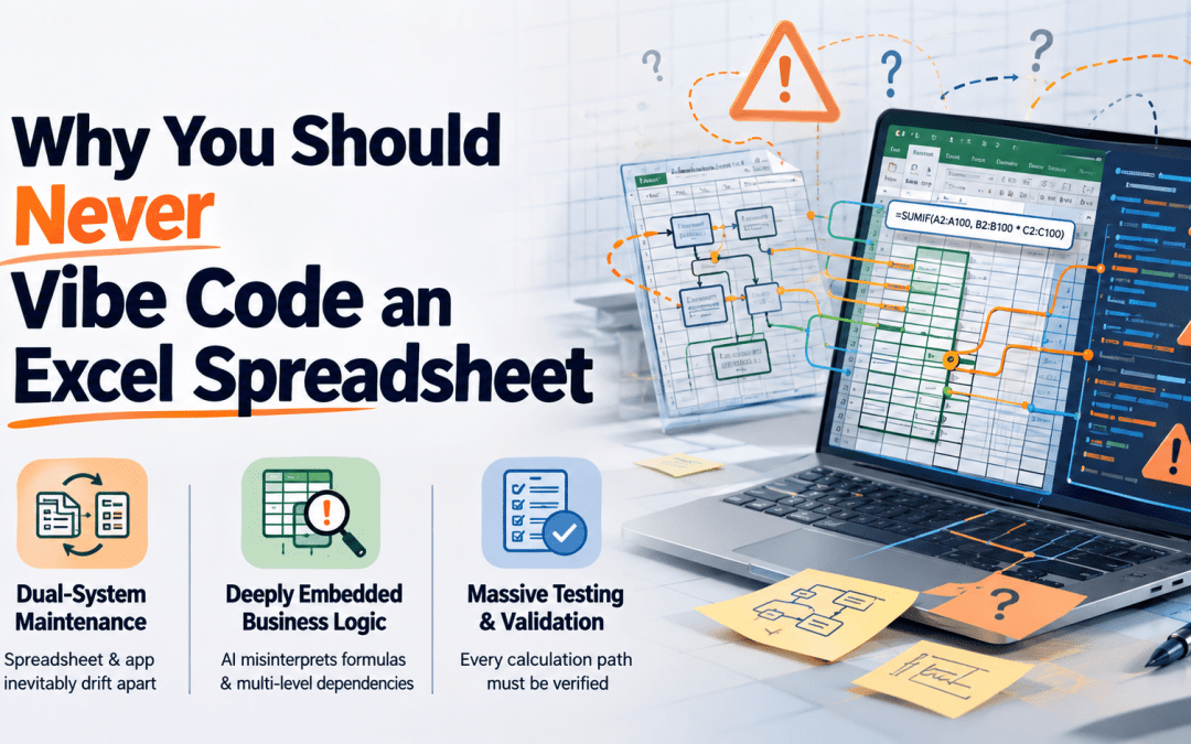 Why You Should Never Vibe Code an Excel Spreadsheet