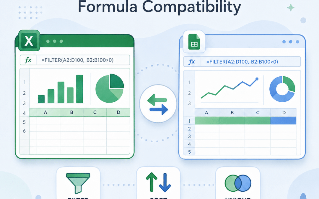 Excel vs Google Sheets Formula Compatibility: The Complete Guide