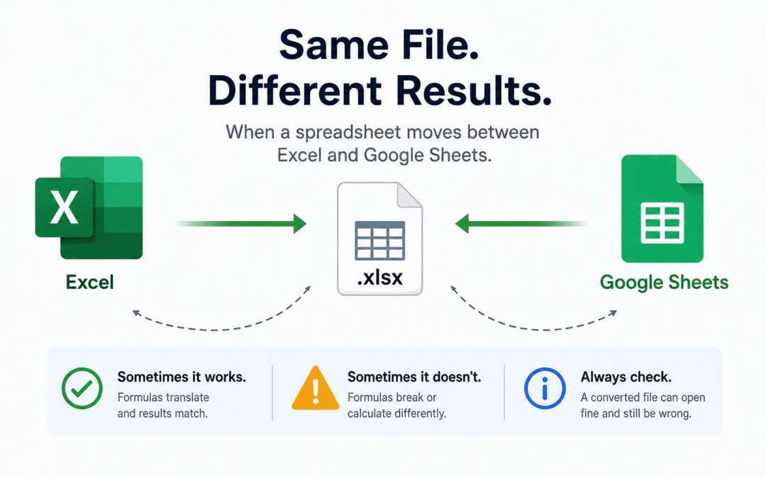 What Really Happens to Your Formulas When You Move a Spreadsheet Between Excel and Google Sheets