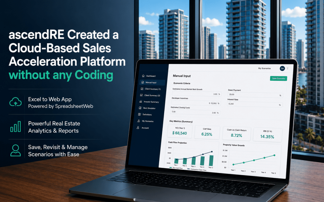 ascendRE Created a Cloud‑Based Sales Acceleration Platform Without Any Coding